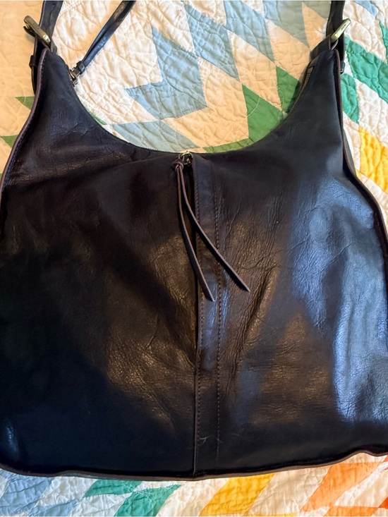 HOBO Handbags - Hobo "The Original" Black Leather Shoulder Bag